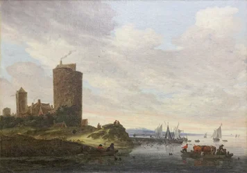 La gran torre, paisaje fluvial